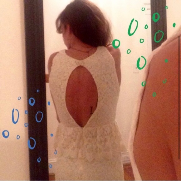 y2k Urban Outfitters Laced Cocktail Laces Mini Dress - Picture 8 of 10